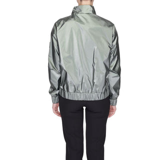 Chaqueta con caparazón de poliéster verde