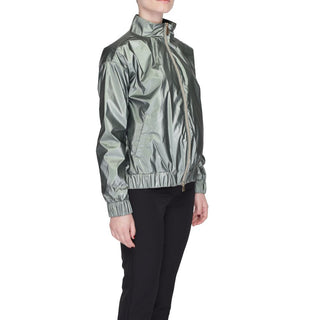 Chaqueta con caparazón de poliéster verde