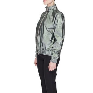 Chaqueta con caparazón de poliéster verde