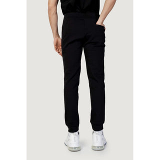 Schwarze Jogginghose aus Baumwolle (Sporthose)