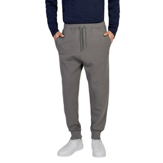 Pantalones jogger grises de algodón (pantalones de entrenamiento)