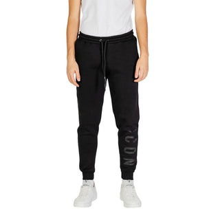 Schwarze Jogginghose aus Baumwolle (Sporthose)