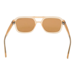 Beige Kunststoffsonnenbrille