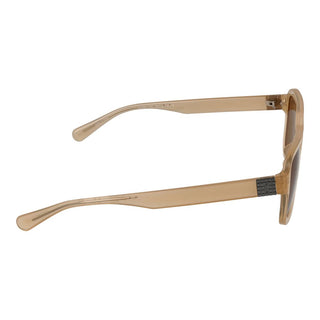 Beige Kunststoffsonnenbrille