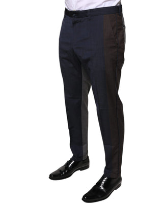 Black Cotton Wool Formal Dress Pants