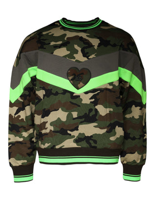 Mehrfarbiger Tarnpullover