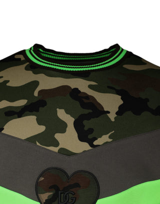 Mehrfarbiger Tarnpullover