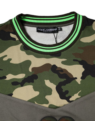 Mehrfarbiger Tarnpullover