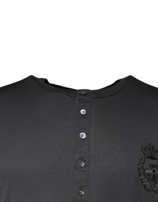 Suéter de punto con bordado de abeja Crown gris