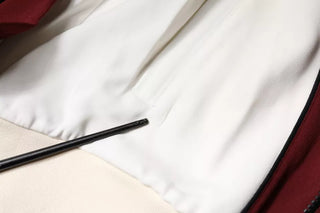 Sudadera con cremallera completa con logo rojo y blanco