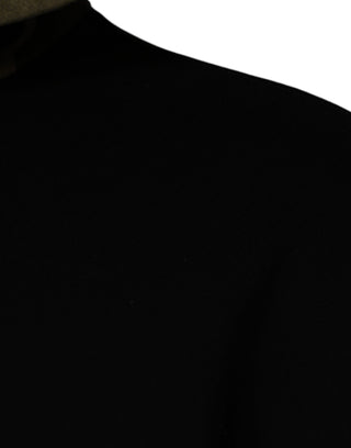 Schwarzer Kapuzenpullover im Camouflage-Muster