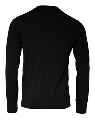 Pullover mit Rundhalsausschnitt „Black Crown Heart“