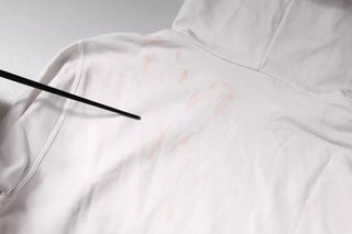 Weißer Caesar Baumwoll-Kapuzenpullover