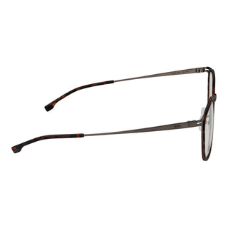 Gafas (montura) de acero inoxidable marrón