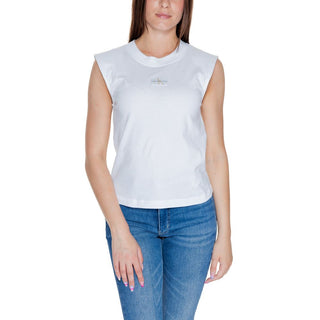 Camiseta de algodón blanca