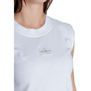 Camiseta de algodón blanca
