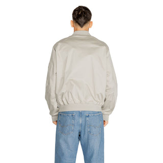 Bomber de algodón orgánico gris
