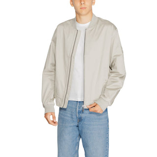 Bomber de algodón orgánico gris