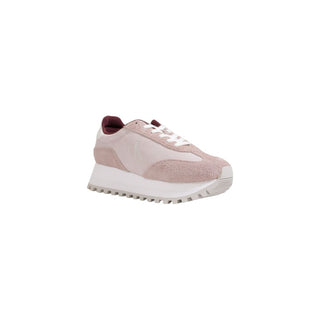 Zapatillas bajas de cuero morado