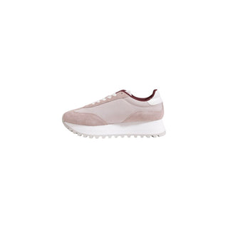 Zapatillas bajas de cuero morado