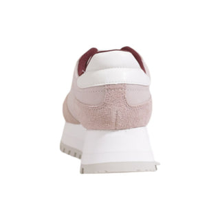 Zapatillas bajas de cuero morado