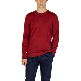 Bordeaux Sweatshirt aus recycelter Wolle