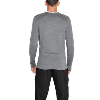 Graues Sweatshirt aus recycelter Wolle