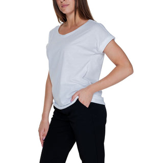 Weißes Baumwoll-T-Shirt