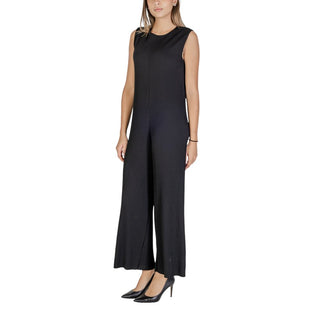 Black Polyester Rompers
