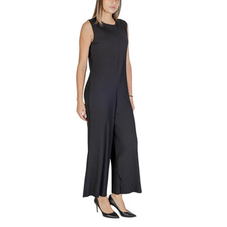 Black Polyester Rompers