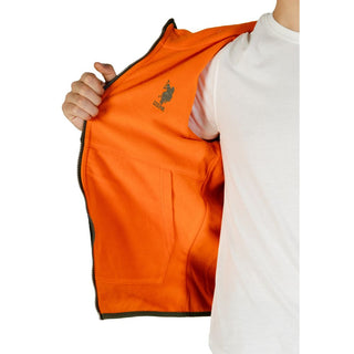 Grüne Polyamid-Shell-Jacke