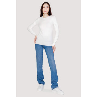 Weißes Baumwoll-Sweatshirt