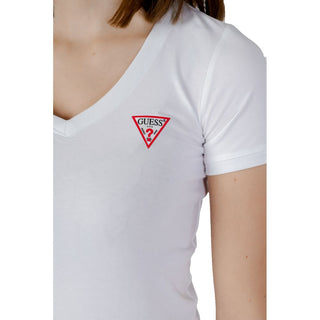 Weißes Baumwoll-T-Shirt