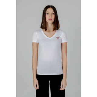 Weißes Baumwoll-T-Shirt