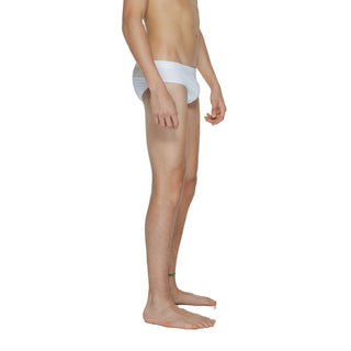 Weiße Polyamid-Badehose