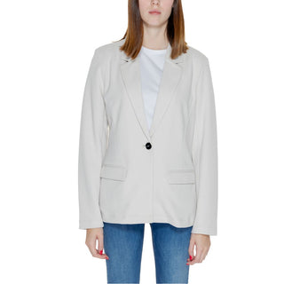 Beiger Polyester-Blazer