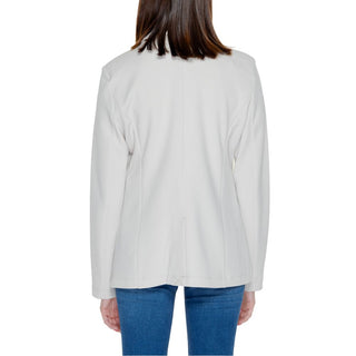 Beiger Polyester-Blazer