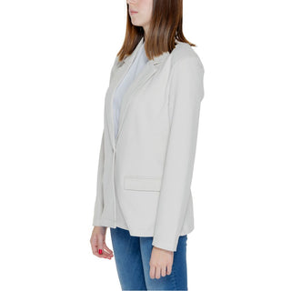 Beiger Polyester-Blazer