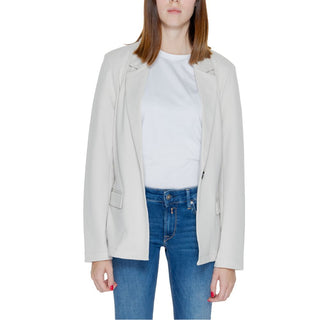 Beiger Polyester-Blazer