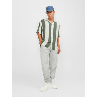 Green Viscose Shortsleeve Shirt