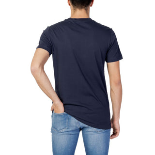 Blaue Baumwollkleidung