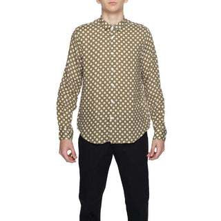 Beige Leinenhemd