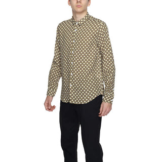 Beige Leinenhemd