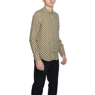 Beige Leinenhemd