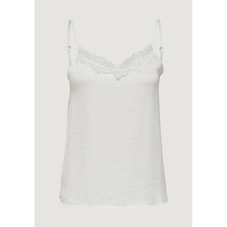 White Polyester Tank Tops