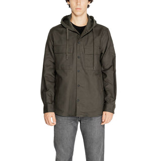 Green Cotton Shell Jacket