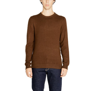 Braunes Viskose-Sweatshirt