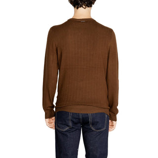 Braunes Viskose-Sweatshirt