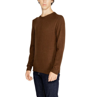 Braunes Viskose-Sweatshirt