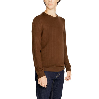 Braunes Viskose-Sweatshirt
